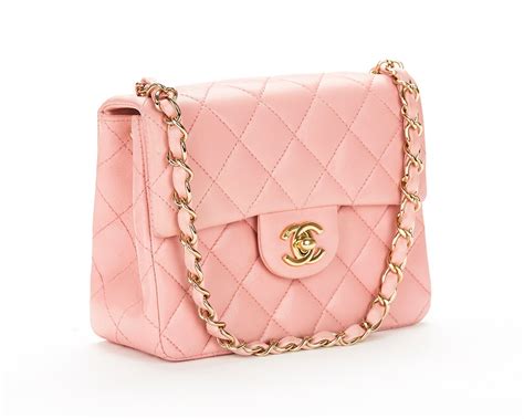 chanel flap bags ch077-pink|Chanel mini flap bag lambskin.